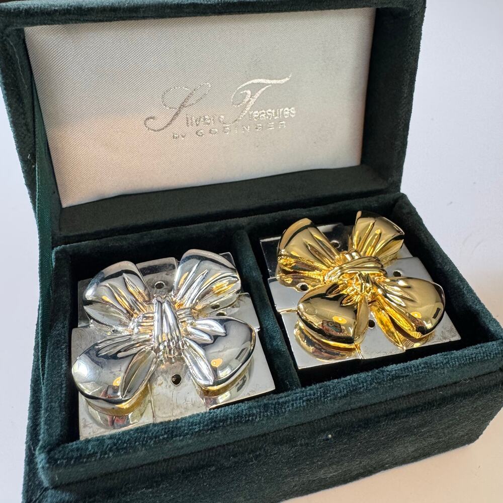Silver Treasures by Godinger present salt & pepper shakers